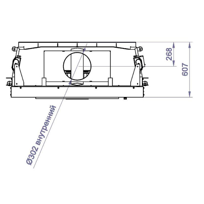 Каминная топка F 1300W (Stav)