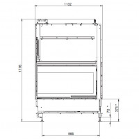 Каминная топка ECOMONOBLOCCO WT 86L N13 (Palazzetti)