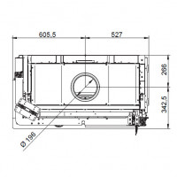 Каминная топка ECOMONOBLOCCO WT 86L N13 (Palazzetti)