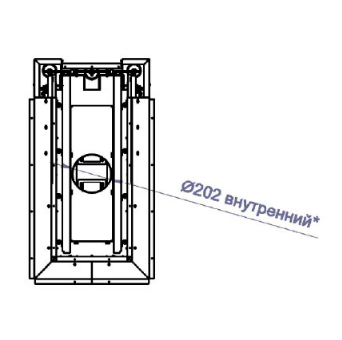 Каминная топка 3VLF 850G (Stav)