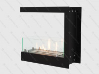 Встроенный биокамин Lux Fire Торцевой 490 S