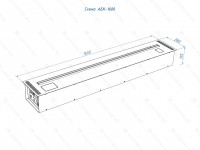 Автоматический биокамин Lux Fire Smart Flame 1600 RC