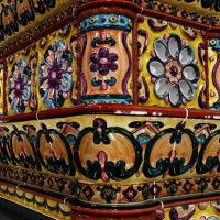 Печь изразцовая КимрПечь Кострома пристенный, двухъярусный(600)