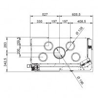 Каминная топка ECOMONOBLOCCO WT 86R V13ET (Palazzetti)