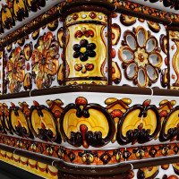 Печь изразцовая КимрПечь Кострома центральная, двухъярусная(600)