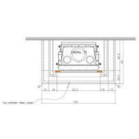 Облицовка GEMMA + топка CRISTAL 76 N (EdilKamin)