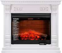 Каминокомплект Nation - Белый дуб с очагом Symphony 30'' DF3020-EU