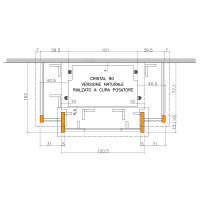 Облицовка GIADA + топка CRISTAL 90 N (EdilKamin)