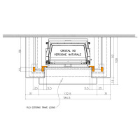 Облицовка GIADA + топка CRISTAL 90 N (EdilKamin)