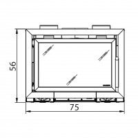 Каминная топка ECOPALEX 76T GLASS (Palazzetti)