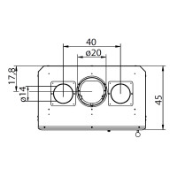 Каминная топка ECOPALEX 76T GLASS (Palazzetti)
