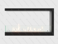 Встроенный биокамин Lux Fire Торцевой 1155 М