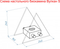 Биокамин настольный 