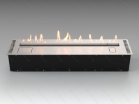 Автоматический биокамин Lux Fire Smart Flame 1100 RC INOX
