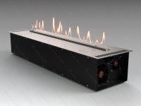 Автоматический биокамин Lux Fire Smart Flame 1100 RC INOX