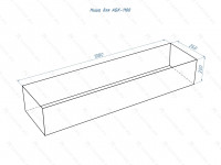 Автоматический биокамин Lux Fire Smart Flame 1100 RC INOX