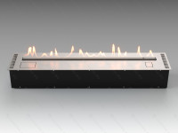 Автоматический биокамин Lux Fire Smart Flame 1300 RC INOX