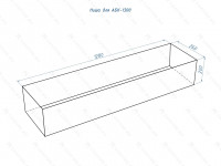 Автоматический биокамин Lux Fire Smart Flame 1300 RC INOX