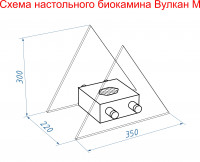 Биокамин настольный 