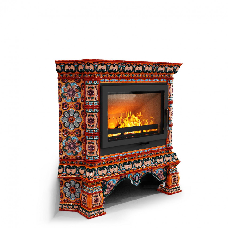 Печь изразцовая КимрПечь Кострома, угловая(600)			