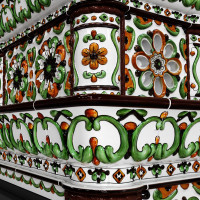 Печь изразцовая КимрПечь Кострома, угловая(600)			