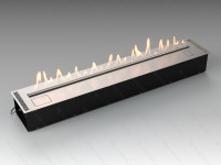 Автоматический биокамин Lux Fire Smart Flame 1600 RC INOX