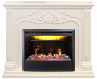 Электрокамин RealFlame Victoria 26 WT с 3D Helios 26 SBG