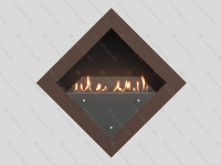 Настенный биокамин Lux Fire 