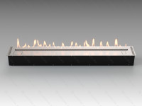 Автоматический биокамин Lux Fire Smart Flame 1900 RC INOX