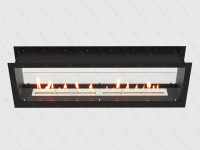 Встроенный биокамин Lux Fire Cквозной 1710 M