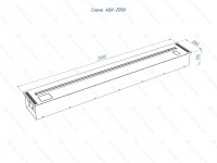 Автоматический биокамин Lux Fire Smart Flame 2000 RC INOX