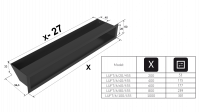 Решетка Kratki Люфт стальная 6x100