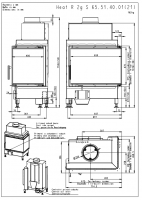 Стальная топка Romotop HEAT R/L 2G S 65.51.40.21 AKUM