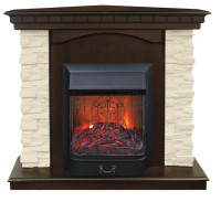Электрокамин RealFlame Elford Corner (угловой) AO с Majestic Lux S BR