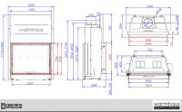 Топка Warmhaus FLAT 100/80h