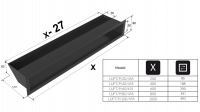 Решетка Kratki Люфт стальная 9x40