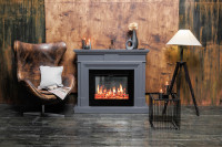 Каминокомплект Coventry Graphite Grey - Серый графит с очагом 5D V-ART 25