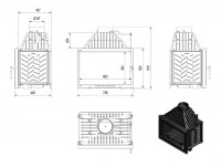 Топка Kratki OLIWIA/DECO