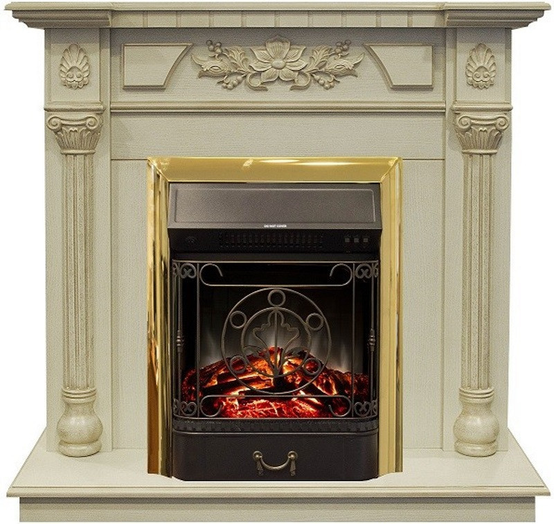 Электрокамин RealFlame Dacota WT с Majestic Lux BR S