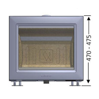 Каминная топка SK1001 + боковое стекло (Keddy)