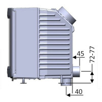 Каминная топка SK1001 + боковое стекло (Keddy)