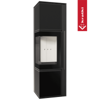 Печь Kratki PRO TORA/M 8 кВт Nero Assoluto