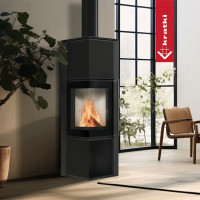 Печь Kratki PRO TORA/M 8 кВт Nero Assoluto