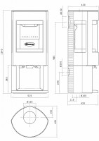 Печь чугунная ASTRO3CB/WB