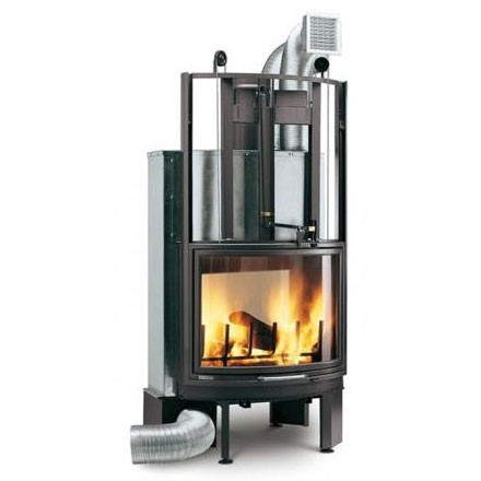 Облицовка DALLAS + топка ECOMONOBLOCCO 66 bifacciale dx (Palazzetti)