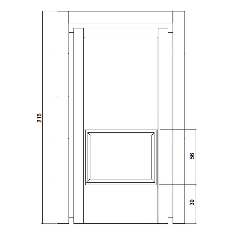Облицовка DALLAS + топка ECOMONOBLOCCO 66 bifacciale dx (Palazzetti)