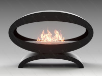 Напольный биокамин Lux Fire 