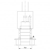 Облицовка DUBAI + топка ECOMONOBLOCCO 66 bifacciale dx (Palazzetti)