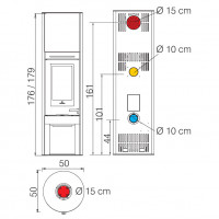 Печь TALLY 8 S PIETRA OLLARE (EdilKamin)