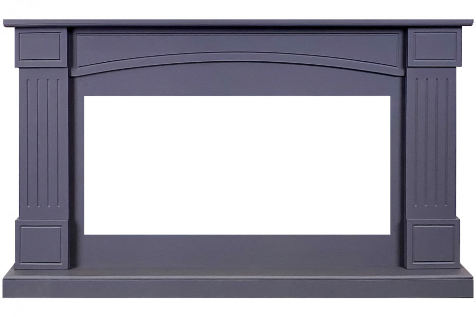 Каминокомплект Boston 42 SFT (Разборный) - Серый графит с очагом Vision 42 LED